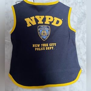 NYPD pet shirt size large